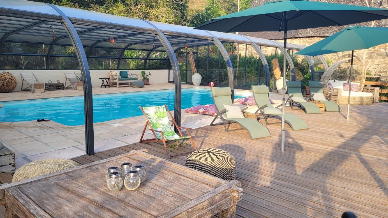 Manoir Des Pelies Spa Conques Eksteriør billede